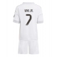 Real Madrid Vinicius Junior #7 Replike Domaci Dres za djecu 2025-26 Kratak Rukav (+ Kratke hlače)